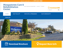 Tablet Screenshot of morgantowncare.com